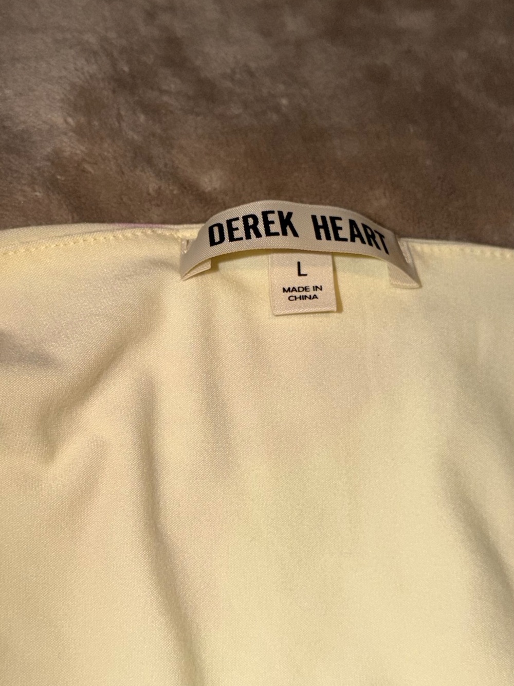 Derek Heart Cream Pink Floral Tie-Back Halter Crop Top - Picture 4 of 4